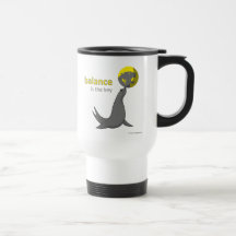 travel mug - balance is the key