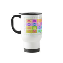 Travel Mug - Pop Art Kiss
