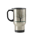 Travel Mug - Recycled Art Tree Image