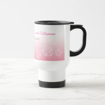 Travel Mug Template Wedding Dress