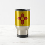 Travel Mug with Flag of New Mexico State - USA