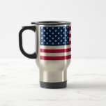 Travel Mug with Flag of the USA