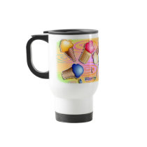 Travel Mugs - Pop Art Ice Cream Cones