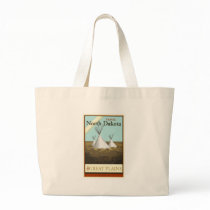 Travel North Dakota Canvas Bag