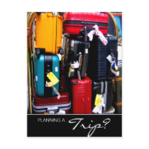 Travel Postcards Suitcases