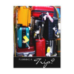 Travel Postcards Suitcases