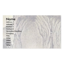 Travelers In The Mountains By Fan K'Uan Business Card Template