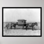 Traveling in Style China 1910 Print