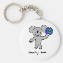 Travelling Koala Keychain
