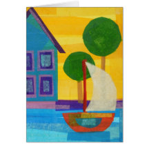 Travels with message greeting cards
