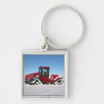 Traversing Arctic Tractor Keychain