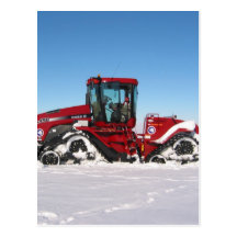 Traversing Arctic Tractor Postcards