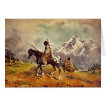 TRAVOIS by SHARON SHARPE Greeting Card