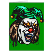Treacherous Evil Clown Cards