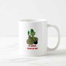 Tread on Me! Coffee Mugs