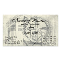 Treadmill Powered Crossbow by Leonardo da Vinci Business Card