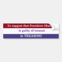 TREASON BUMPER STICKERS