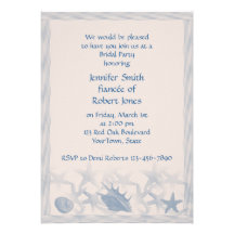 Treasure by the Sea Bridal Shower Invitation