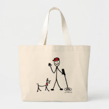 Treasure Hunting w/ Fido Tote Tote Bags