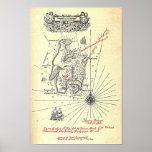 "Treasure Island Map" Posters