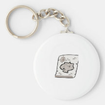 Treasure Map Keychains