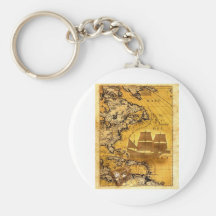 Treasure Ship Keychain