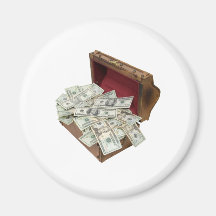 TreasureChestMoney100309 Refrigerator Magnet