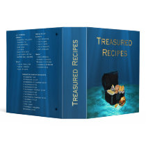 Treasured Recipes 3 Ring Binder