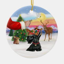 Treat for a Scottish Terrier Christmas Tree Ornaments