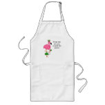 Treat Me As You Would the Queen Flamingo Apron