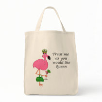 Treat Me As You Would the Queen Flamingo Bags
