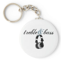 treble and bass keychain