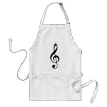 Treble Clef Apron