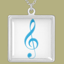 Treble Clef Necklace necklaces