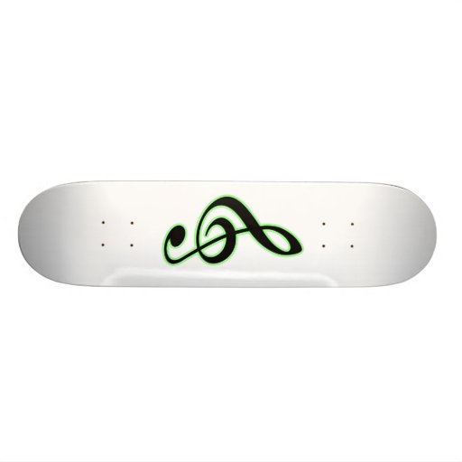 Treble Clef Skateboard