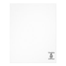 treble maker clef white blk outline music humour letterhead template