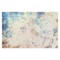 Tree abstract orange and blue background