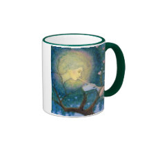 Tree Angel Musical Hearts Love Call for Christmas Coffee Mugs