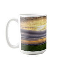 Tree at sunset HDR photography coffee mug mugs