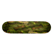 Tree bark custom skateboard