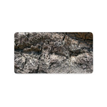 Tree bark patterns detailed view personalized address labels