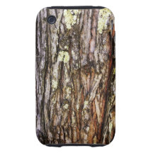 Tree Bark Texture Print iPhone 3 Tough Cover