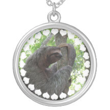 Tree Climbing Sloth Necklace