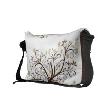 Tree Design Messenger Bag