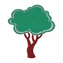 TREE EMBROIDERED POLO SHIRT