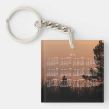 Tree Family; 2013 Calendar Acrylic Key Chain