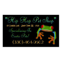 Tree Frog Business Card Sample3