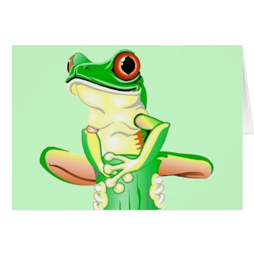 Tree Frog Greeting Cards