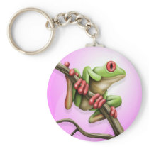 Tree Frog Keychain