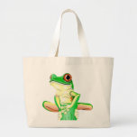 Tree Frog Tote Bags